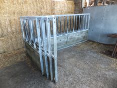 2 no 10ft x 5ft big bale cattle feeders