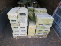 Quantity of concrete blocks