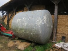 Large steel tank