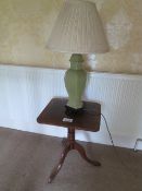 Small occasional table with lamp
