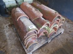 Quantity of ridge tiles