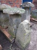 Staddle stone and spare base