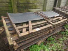 8 wooden stock board sheeted hurdles 2200x1100 approx