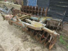 Mounted disc harrows