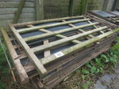 10wooden stock board sheeted hurdles 2200x1100 approx
