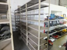 4 bays of spares racking