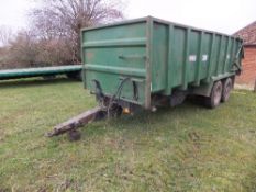 Warwick 14 tonne tipping trailer (2003) spring drawbar & axles