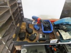 2 cordless drills & chargers