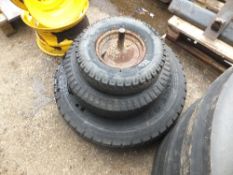 6.50/16, 6.90/16 tyres & barrow wheel