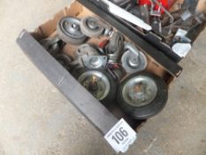 Assorted caster wheels