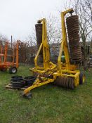 Twose folding hydraulic Cambridge rolls and spare rings