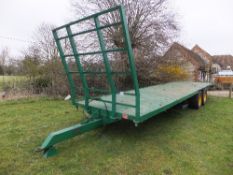 Merrick Loggin 30ft 14 tonne bale trailer Believed 2015