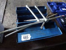 3 heavy duty wheel braces and tool box