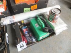 Assorted resins, cans, body repair kit etc