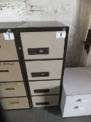 4 drawer metal filing cabinet