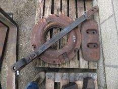 Ford 1000 series wheel weights & draw bar