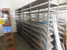 4 bays of spares racking