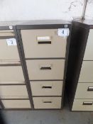 4 drawer metal filing cabinet