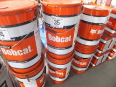 2x 25 litres of Bobcat Bio hydraulic oil