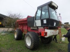 Househam self propelled back filling hopper, Iveco engine Y987 OTL