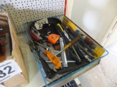 Tray of hand tools