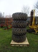 Flotation tyres to suit 5-6 tonne dumper