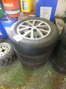4 Toyota alloy wheels & tyres (195/60-14)