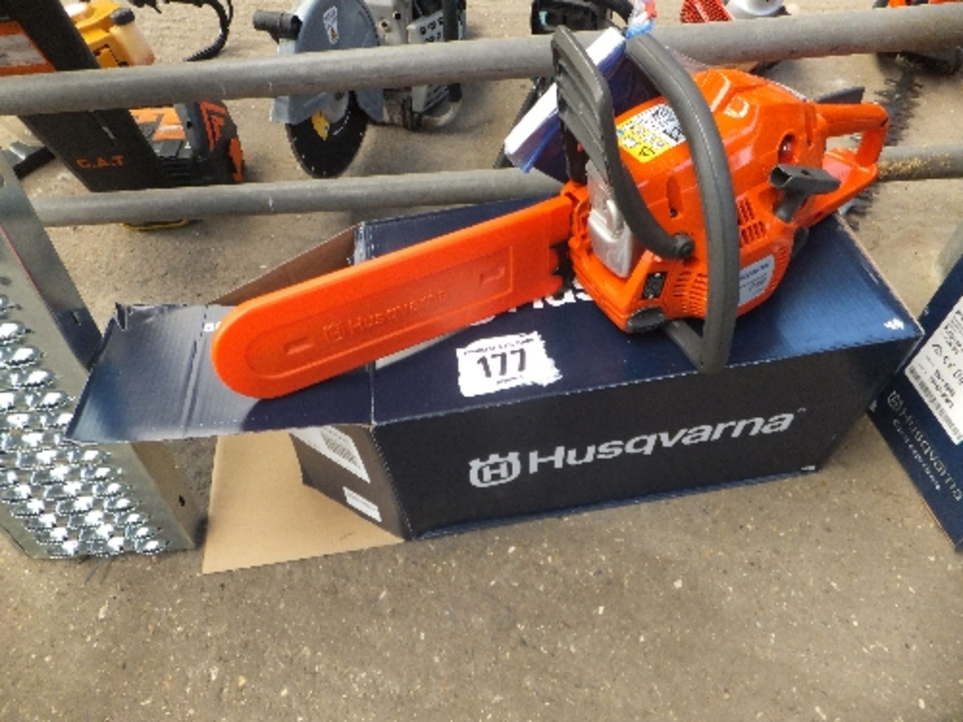 Boxed Husqvarna 235 14in petrol chain saw