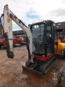 JCB 801.8 mini digger 2011 1304 hours Runs drives digs. 0 bucket