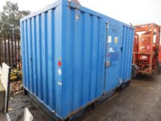 FG Wilson 27kva generator in secure container Engine turns over, no starter