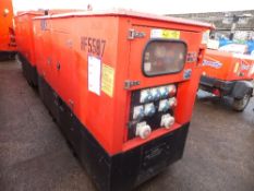 Genset MG50SS-P generator, 3354 hrs - fuel leak