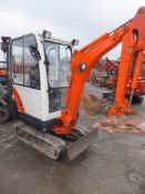 Kubota KX36-3 excavator (believed 2011) Piped, QH, Blade, offset. 960 hrs No plate, RDd, 1