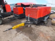 Atlas Copco XAHS236MD compressor 2005 9984 hours RMA