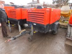 Atlas Copco XAS136 compressor (2006) 4773 hrs RMA