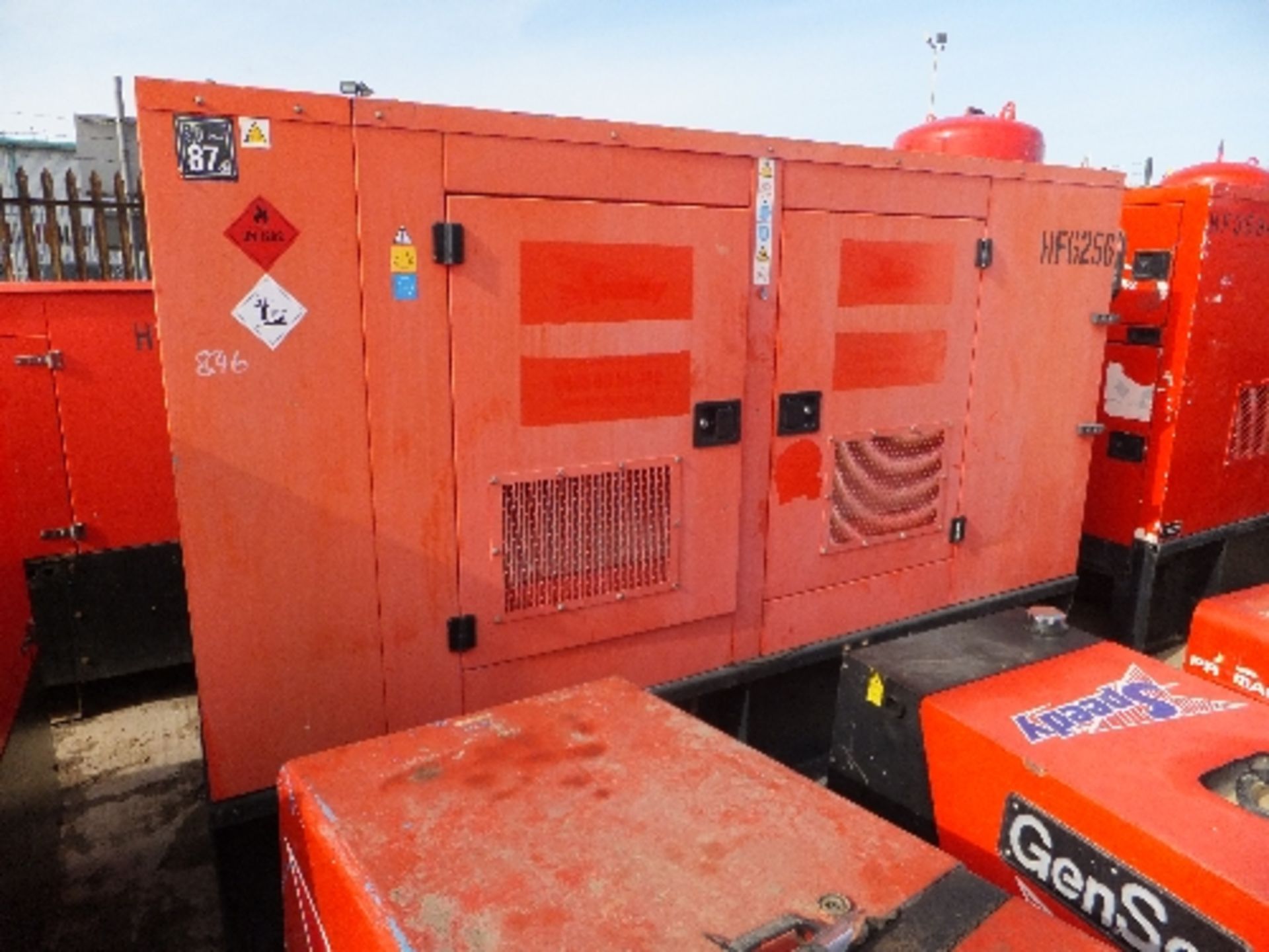 Wilson Perkins 100kva generator 7419 recorded hours