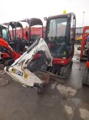 JCB 801.8 mini digger, cabbed (2011) 0 buckets, 0 key