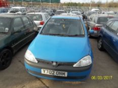 Vauxhall Corsa Comfort 16V - Y702 ONM Date of registration: 28.06.2001 1199cc, petrol, manual,