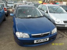 Mazda 323 GSE - W54 VCW Date of registration:  11.04.2000 1498cc, petrol, manual, blue Odometer