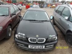 BMW 320 CI SE Coupe - GP51 GXB Date of registration: 06.02.2002 2171cc, petrol, manual, black