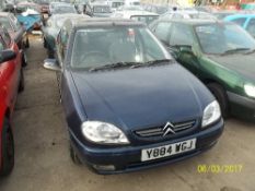 Citroen Saxo Desire - Y884 WGJ Date of registration: 31.03.2001 1527cc, diesel, manual, blue