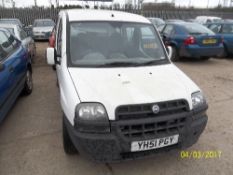 Fiat Doblo ELX MPV - YH51 PGY Date of registration: 28.09.2001 1910cc, diesel, manual, white