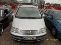 Volkswagen Sharon TDI 115 - AD07 VYL Date of registration: 02.08.2007 1986cc, diesel, 5 speed