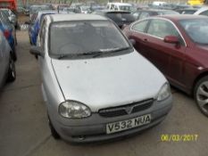 Vauxhall Corsa Envoy 12V - V532 NUA Date of registration: 29.10.1999 973cc, petrol, manual, silver