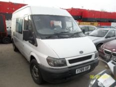 Ford Transit 350 LWB TD Panel van - Y789 VOF Date of registration: 07.06.2001 2402cc, diesel,