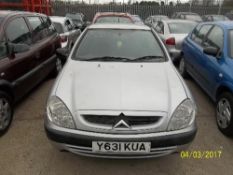 Citroen Xsara L 8V - Y631 KUA Date of registration: 15.06.2001 1360cc, petrol, manual, silver