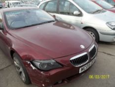 BMW 645 CI Coupe - MC05 DEV Date of registration: 30.06.2005 4398cc, petrol, 6 speed auto, red