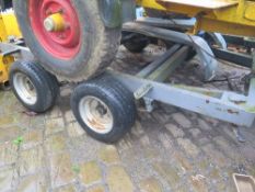 Tandem axle chassis trailer