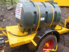 300 gallon site water bowser (5352) c/w Honda pump