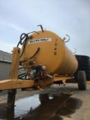 1000 gallon site water bowser c/w2'Honda petrol pump (7048)