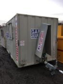 Armadillo canteen toilet c/w 6kva Sutton generator